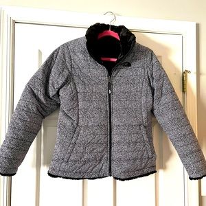 North Face Girls Reversible Coat size XL